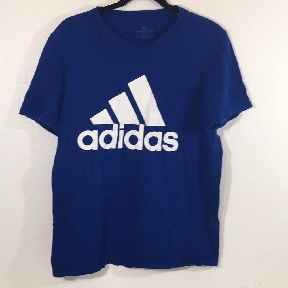 Adidas Amplifier Graphic Tee Blue/White Medium
